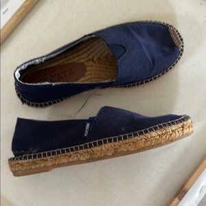 Womens Navy Espadrilles